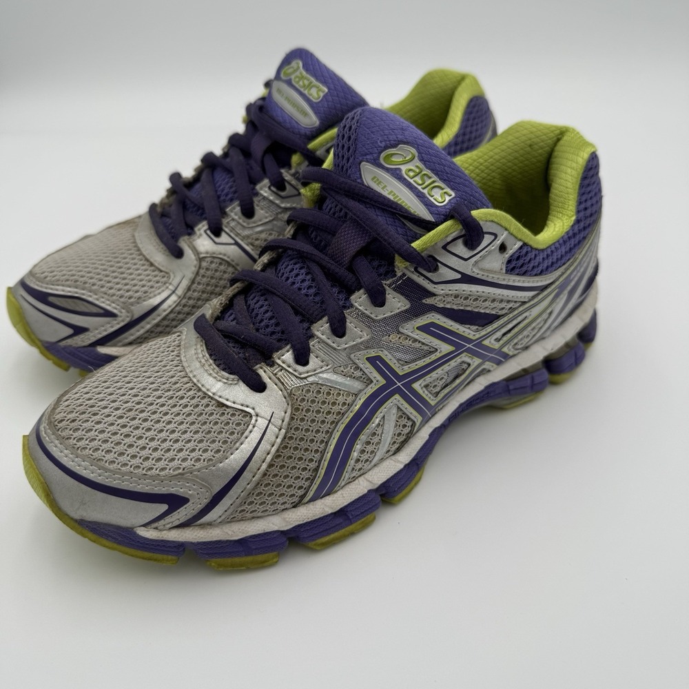 ASICS GEL-PURSUE T498N Lightning Purple Lime Women's Size 7 Running Walking‎